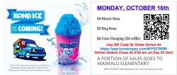 Kona Ice flyer